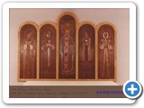 R33 - RIVIERA, PATRICIO -Retable Cuir- 30-4-1982 Chapelle des Fondateurs